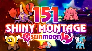 151 SHINY MONTAGE! Pokemon Sun and Moon Epic Shiny Reactions!