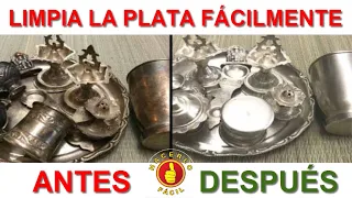 CÓMO LIMPIAR PLATA FÁCIL Y RÁPIDO