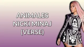 Nicki Minaj - Animales (Verse)