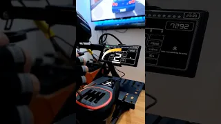 I added a Sim Dashboard on my Sim rig 😁 - Thrustmaster TH8S + T300RSGT #shorts