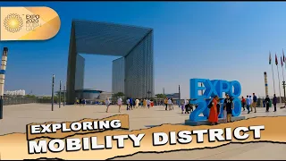 Exploring Mobility District Expo 2020 Dubai | Sights & Sounds | ASMR