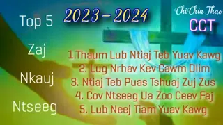 COLLECTION -Top Suab Nkauj Ntseeg Txhawb Zog tso dua tshiab (copyright: ChichiaThao) 2023 - 2024