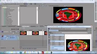 Sony Vega Pro 12 - Como hacer un logo giratorio