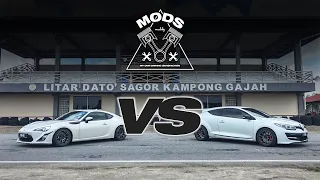 MCCLUBZ MODS - TOYOTA GT86 VS RENAULT MEGANE RS 265 CUP