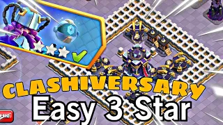 Easy attacking for 3 star Clashiversary Challenge #1 (Clash of Clans)