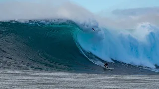 BIG WAVE SURFING AT TODOS SANTOS