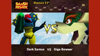 Smash Remix | Remix 1P Gameplay (#17) Dark Samus