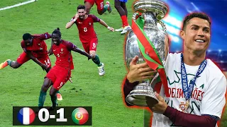 Франция 0-1 Португалия Обзор Матча Финала чемпионата Европы 2016 года. 10/07/2016 HD