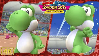 All Events (Yoshi gameplay) | Mario & Sonic at the London 2012 Olympic Games for Wii ⁴ᴷ