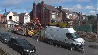 How to replace a wonky telegraph pole.