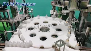 P&M Promixer Drip bottle filling and capping machine
