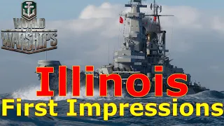 World of Warships- Illinois First Impressions: WTF Is This Thing??!!