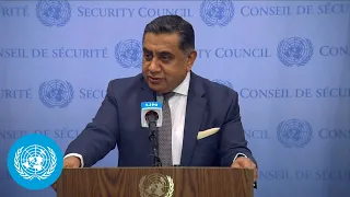 United Kingdom on Israel/Palestine Crisis - Security Council Media Stakeout | United Nations