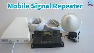 2G 3G 4G High Gain Mobile Signal Repeater Automatic Adjust Dual Band