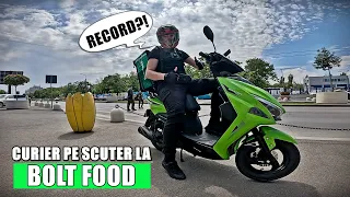 RECORD DE CASTIGURI LA BOLT FOOD INTR-O ORA CU SCUTERUL BARTON FLASH 50cc