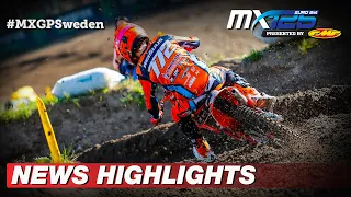 News Highlights | EMX125 Presented by FMF Racing Race 2 | MXGP of Sweden 2022 #MXGP #Motocross