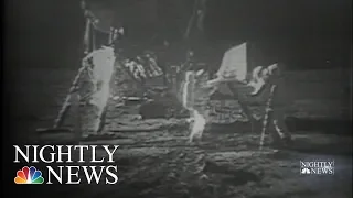 Original Recorded Footage Of The Moon Landing Found | NBC Nightly News