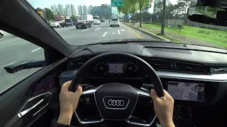 2021 Audi e-tron 55 Quattro POV test drive