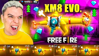 LA NUEVA XM8 EVOLUTIVA DE FREE FIRE !? 😳🔥 ACTUALIZACION  🔥 *NIVEL 7* 🔥