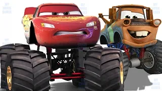 EN ESPAÑOL Cars Rayo McQueen MONSTER TRUCK Mate MONSTRUO Cars doblado al español Juegos De Pelicula