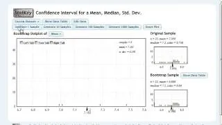 Confidence Intervals: Bootstrapping means