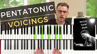 Advanced Pentatonic Voicings McCoy Tyner Style - [Jazz Piano Tutorial]