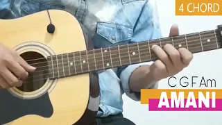 Beyond – Amani (粤语) 歌词 - Easy Chord Fingerstyle Guitar