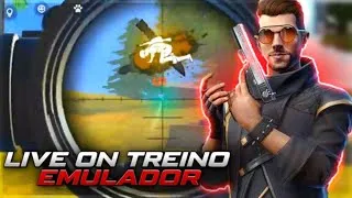 🔴LIVE ON🔴 FREE FIRE TREINAMENTO EMULADOR+2V2