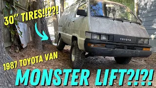 I made my 1987 Toyota van into an OFF-ROAD MONSTER TRUCK?! Episode 5