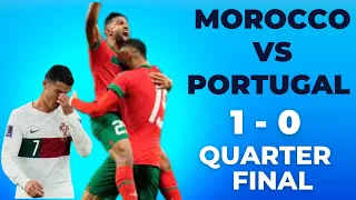 Morocco Vs Portugal 1 - 0 goals highlights   FIFA world cup 2022 Quarter  Final