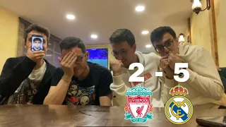 REACCIONES DE HINCHAS Liverpool vs Real Madrid 2-5