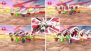 All Character Team Victory Animations (Piranha Plant) Group Poses-Super Smash Bros. Ultimate