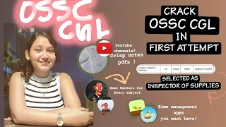 CRACK OSSC CGL IN FIRST ATTEMPT || BEST MENTORS AND YOUTUBE CHANNELS ..#ossc #ossccgl2023 #ssc