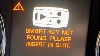 Jaguar XF Smart Key Not Found Solved.