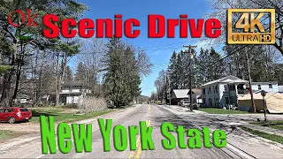 4K Scenic Drive -  New York State - April, 2024