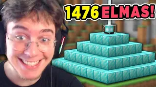 1476 Elmastan Piramit Yaptım! (Video Dışı Maden Yok :P) | Minecraft Hardcore 3