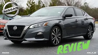 2020 NISSAN ALTIMA SR REVIEW -- GREAT MIDSIZE SEDAN !