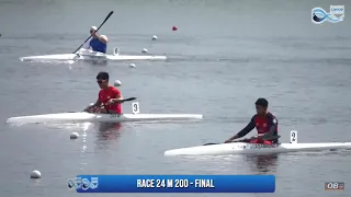 K1M200 Final   2021 CANOE SPRINT ASIAN OLYMPIC QUALIFIER