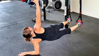 10 Suspension Trainer Core Exercises - Suspension Trainer Workout for your core!