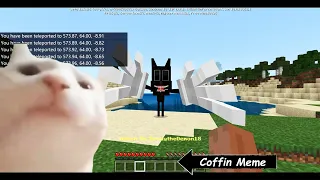 Coffin meme but cat is vibing in Minecraft(Astronomia)-part2