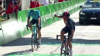 #TourdeSuisse  Resumen de la etapa 5  victoria de Richard Carapaz y  Liderato en el Tour de Suiza