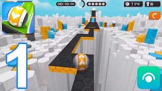 GyroSphere Trials - Gameplay Walkthrough Part 1 - Arena 1: Levels 1-6 (iOS, Android)