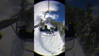 Snowboarding White Pass With Insta360 X3 #shorts  #winter #viral