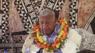 Fijian Prime Minister Voreqe Bainimarama opens new school block, Navakawau Catholic school