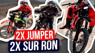 SUR-RON/Бодрая катка ВЧЕТВЕРОМ! Убил заднее колесо! Самосбор на базе Jumper!