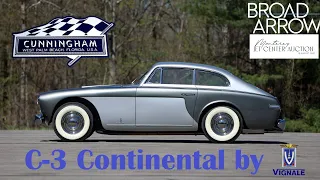 1954 Cunningham C-3 Continental Coupe by Vignale - Broad Arrow Monterey 18.08.2022 (ENG SUB)