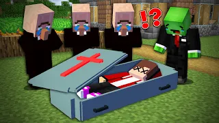 JJ Fake DIED in Minecraft ?! (Maizen)