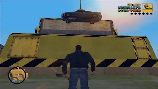 GTA 3 Баг! Не понятоно почему Клод падает  возле утилизатора машын