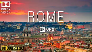 ROME 8K Video Ultra HD With Soft Piano Music - 60 FPS - 8K Nature Film