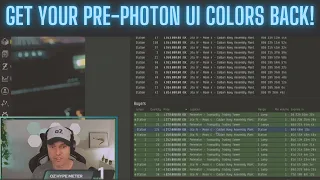 How to get the pre-Photon UI colors back in Eve Online!